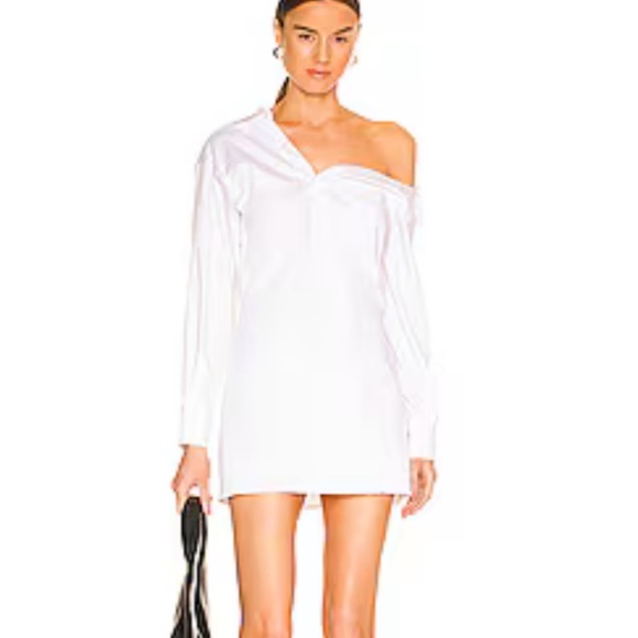 New L'Academie Khloe Mini Dress in White size XXS - Picture 1 of 3